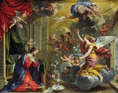 The Annunciation by Charles Francois Poerson